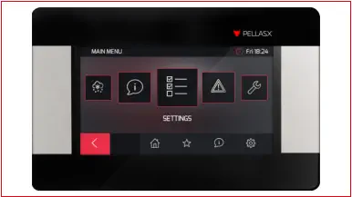Kontrolieris PellasX S.Control Touch