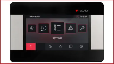 Kontrolieris PellasX S.Control Touch